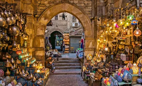 Khan el-Khalili Bazaar, Cairo Khan el-Khalili Bazaar, Cairo