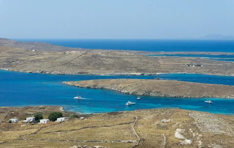 Delos Island, near Mykonos Delos Island, near Mykonos
