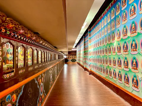Sikkim Monastery Culture | Safari Sutra Holidays Buddhist monastery with prayer flags in Sikkim — cultural tour packages | Safari Sutra Holidays