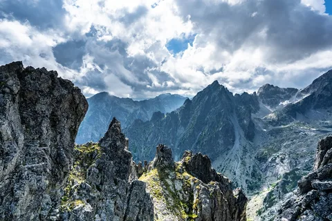 High Tatras Trekking Slovakia | Safari Sutra Holidays Hikers on a trail in the High Tatras mountains Slovakia — adventure tour packages from India