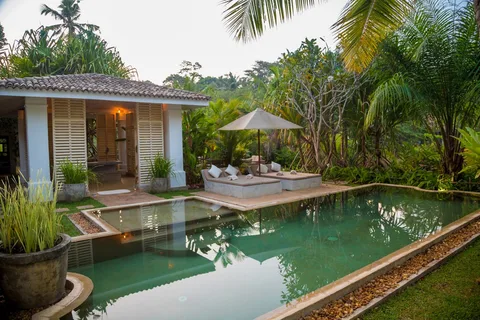 Curated Hotels & Resorts in Sri Lanka | Safari Sutra Holidays Boutique resort pool Sri Lanka – curated stays for Indian travellers | Safari Sutra
