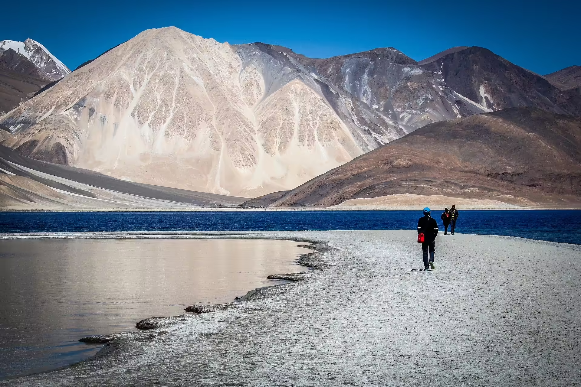 High-altitude Ladakh mountains High-altitude Ladakh landscape with rugged mountains