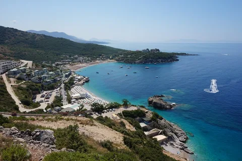 Albania Honeymoon: Riviera & Hill Castles | Safari Sutra Holidays Albanian Riviera turquoise Ionian cove romantic Albania honeymoon package from India | Safari Sutra