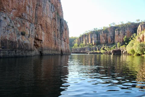 Australia Adventure Grand Loop | Safari Sutra Holidays Katherine Gorge canoe at dawn Northern Territory — Australia adventure tour from India