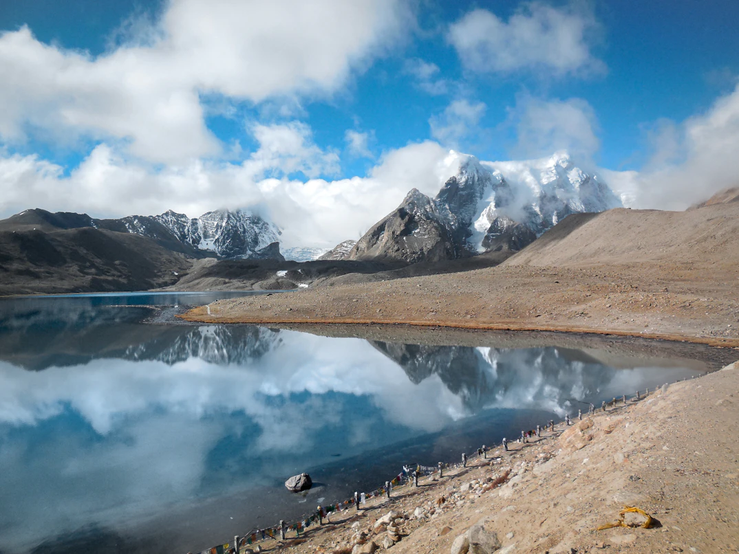 Gurudongmar Lake North Sikkim at 5430m altitude India adventure tour package