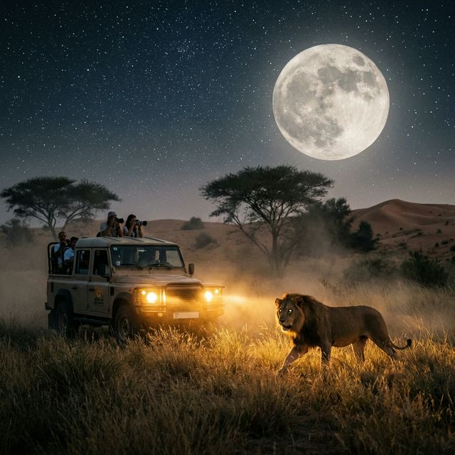 Night Safari Experience at Dubai Safari Park